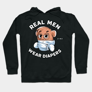 Real Men Wear Diapers Hoodie